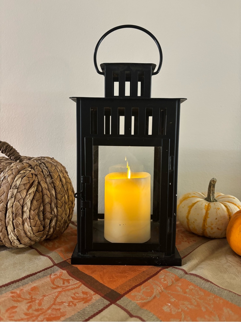 Black Metal Lantern